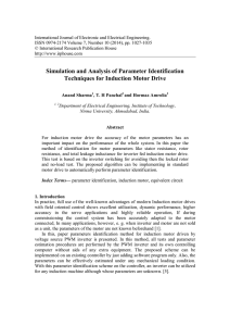 Simulation and Analysis of Parameter Identification Techniques for