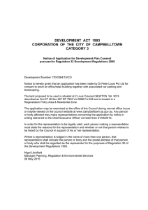 development act 1993 corporation of the city of campbelltown