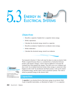 5.3 Energy in Electrical Systems