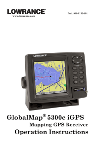 GlobalMap 5300c iGPS Manual