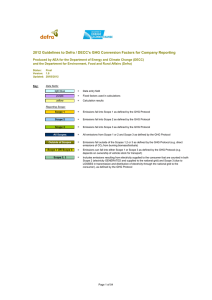 2012 Guidelines to Defra / DECC`s GHG Conversion Factors