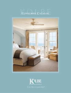 Kolbe Consumer Brochure - Hass Wholesale Millwork Inc