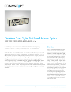 FlexWave Prism Digital Distributed Antenna