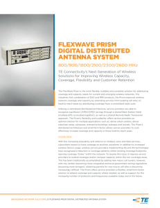 Flexwave Prism Digital DAS Data Sheet