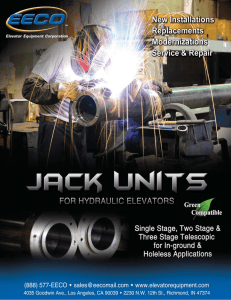Hydraulic Jack Units - Elevator Equipment Corporation