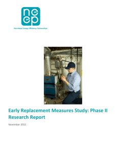 the Early Replacement and Persistence Findings