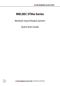 Quick Start Guide MELSEC ST series