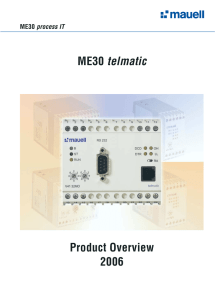 ME30 telmatic Product Overview