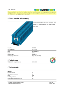 Phoenix Contact 3004388 datasheet: pdf