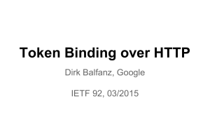 Token Binding over HTTP