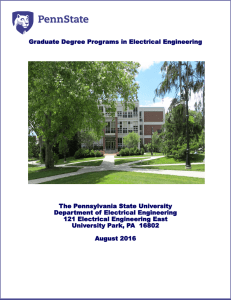 The Pennsylvania State University Department of Electrical