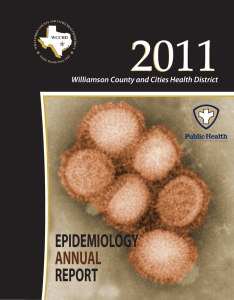 2011 WCCHD Epidemiology Annual Report