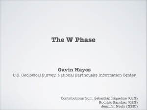 The W Phase