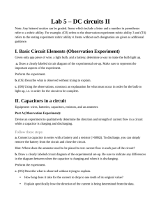 Lab 5 – DC circuits II