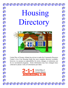 Housing Directory