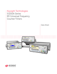 Keysight Technologies 53200A Series RF/Universal Frequency