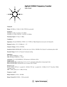 Agilent 5386A Frequency Counter