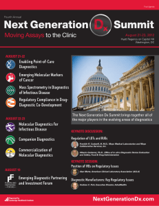 2012 Next Generation Dx Summit Brochure