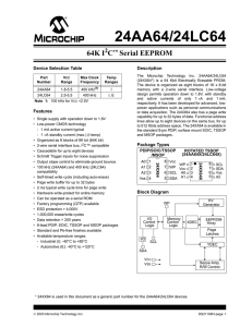 24LC64SM - eP Board Design