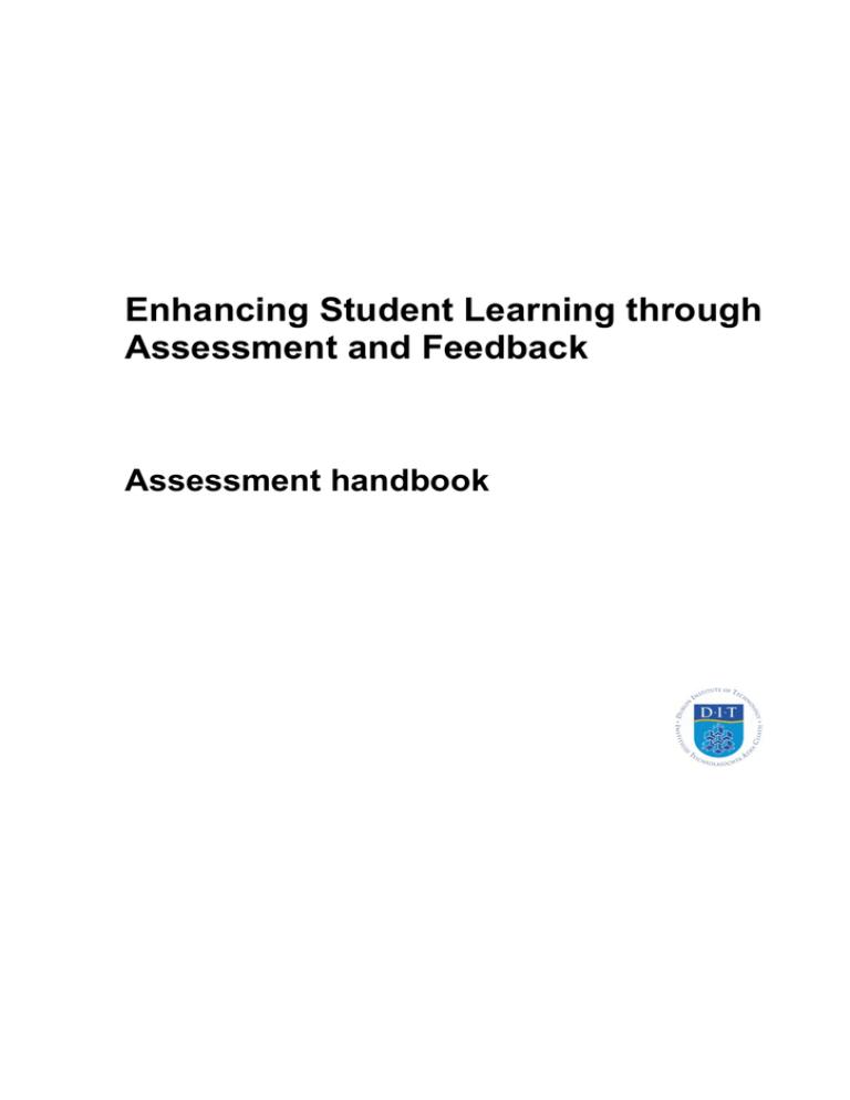 Enhancing Student Learning Through Assessment And Feedback