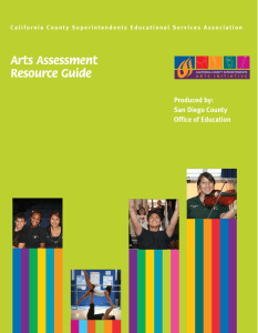 Arts Assessment Resource Guide