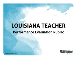 Compass Teacher Rubric - Louisiana Department of Education