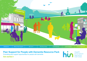 Peer Support for People with Dementia Resource Pack