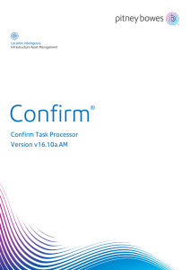 Confirm Task Processor - Product Documentation