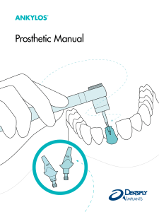 Prosthetic Manual - DENTSPLY Implants