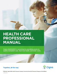 HEALTH CARE PROFESSIONAL MANUAL