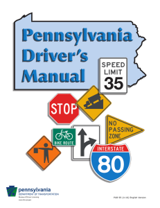 PennDOT - Pennsylvania Driver`s Manual