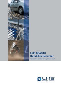 LMS SCADAS Durability Recorder