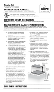 important safety instructions read and follow all safety