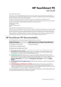 HP TouchSmart PC