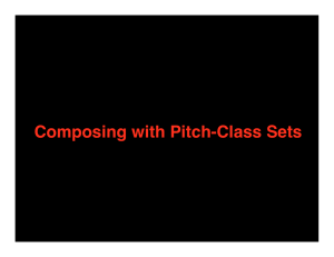 Composing with Pitch-Class Sets