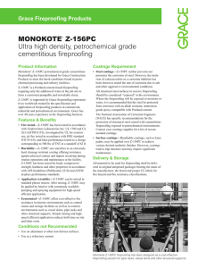 MONOKOTE® Z-156PC Ultra high density, petrochemical grade