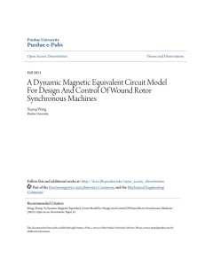 A Dynamic Magnetic Equivalent Circuit Model For - Purdue e-Pubs