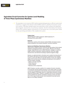 Modeling of Three-Phase Synchronous Machines