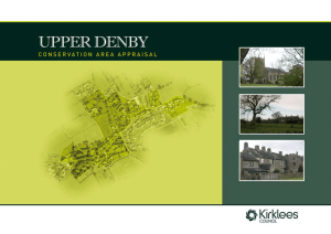 Upper Denby Conservation Area Appraisal