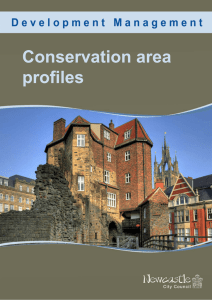 A brief summary, and location map, of each conservation area can