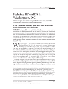 Fighting HIV/AIDS In Washington, DC