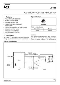 All silicon voltage regulator