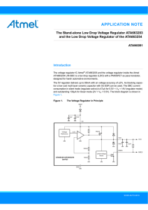 The Stand-alone Low Drop Voltage Regulator ATA663203 and