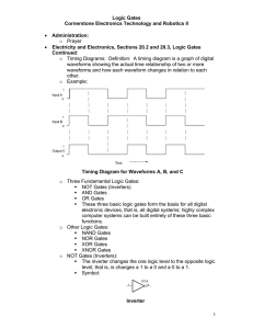 1 Logic Gates Cornerstone Electronics Technology and Robotics II