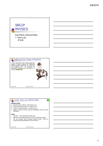 1PPHYS - PP17 (Ohm`s Law) - youngs-wiki