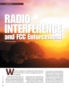 CDE #41534 Radio Interference