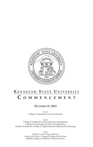 Commencement - Kennesaw State University