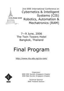CIS-RAM 2006 - Nanyang Technological University