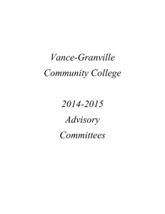 Vance-Granville Community College 2014