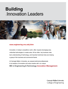 Building Innovation Leaders - The College of Engineering